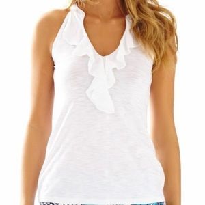 Lilly Pulitzer Ruffle Tank Top XXS